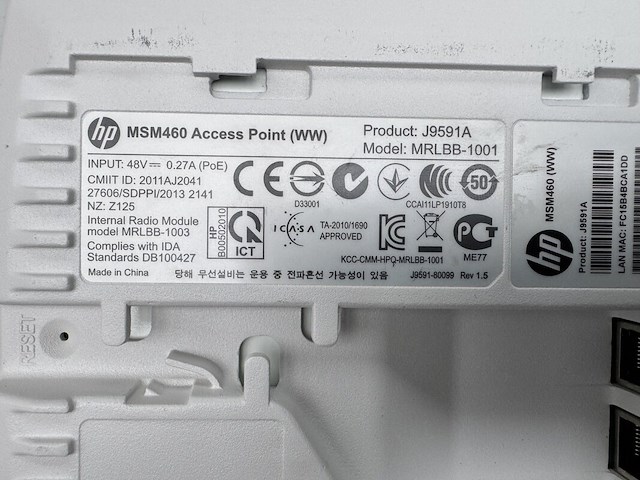 Ca. 33x access point, hp, msm460 (j9591a), wit - afbeelding 4 van  5