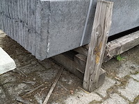 Ca. 33x betonplaat antraciet stampbeton, woodvision - afbeelding 1 van  3
