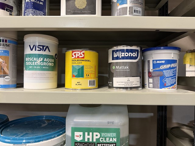 Ca. 33x diversen w.o. betoncirestuc, isoleermiddel, matlak, primer, w.o. stucco d'or, sikkens, griffon, den braven - afbeelding 6 van  12