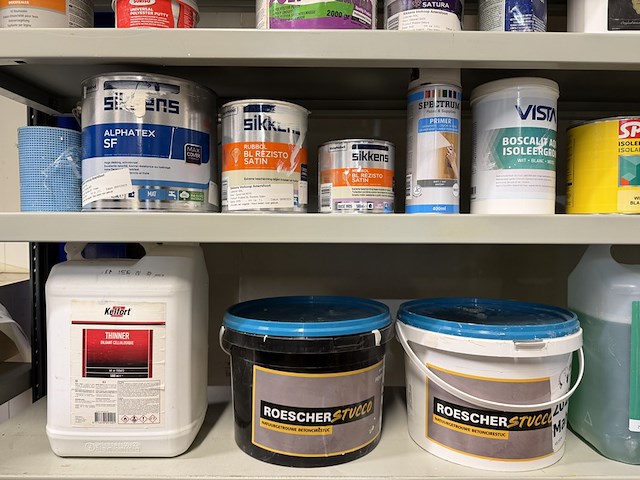 Ca. 33x diversen w.o. betoncirestuc, isoleermiddel, matlak, primer, w.o. stucco d'or, sikkens, griffon, den braven - afbeelding 7 van  12