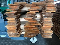 Ca. 33x douglas onbekantrechte schaaldelen, 22x200-250mm, lengte 300cm - afbeelding 2 van  3