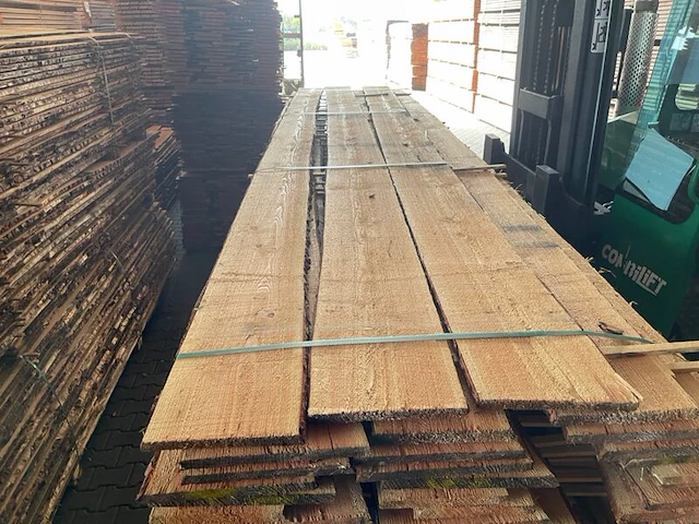 Ca. 33x douglas onbekantrechte schaaldelen, 22x200-250mm, lengte 500cm - afbeelding 1 van  3