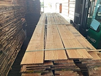 Ca. 33x douglas onbekantrechte schaaldelen, 22x200-250mm, lengte 500cm