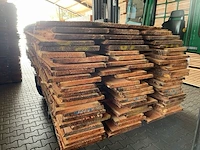 Ca. 33x douglas onbekantrechte schaaldelen, 22x200-250mm, lengte 500cm - afbeelding 2 van  3