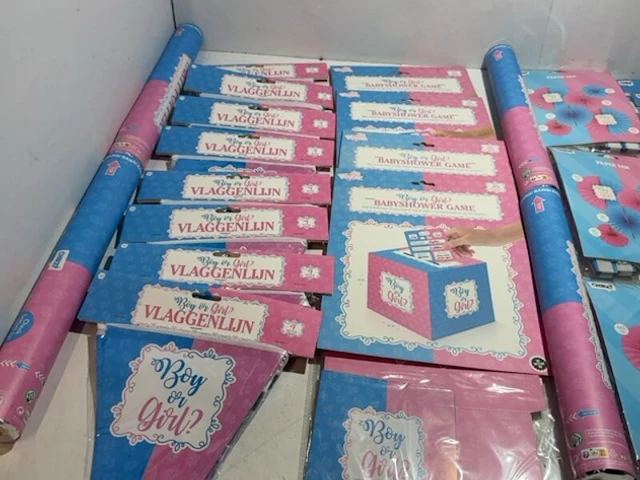 Ca. 33x gender reveal versiering - afbeelding 2 van  4