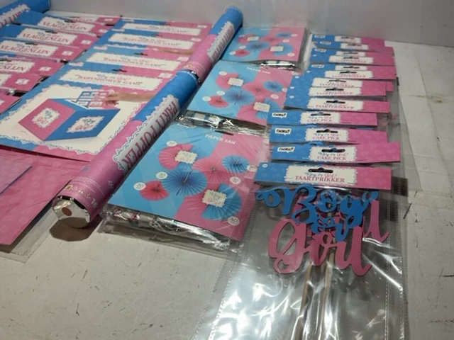 Ca. 33x gender reveal versiering - afbeelding 4 van  4