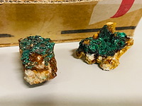 Ca. 33x malachiet brokjes - afbeelding 3 van  6