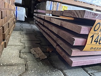 Ca. 33x purple heart planken geschaafd, 21x120mm, lengte 25/400cm, 8/430cm - afbeelding 3 van  3