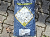 Ca. 33x zak carrara keitjes a 20 kg, gardenlux, wit - afbeelding 1 van  5
