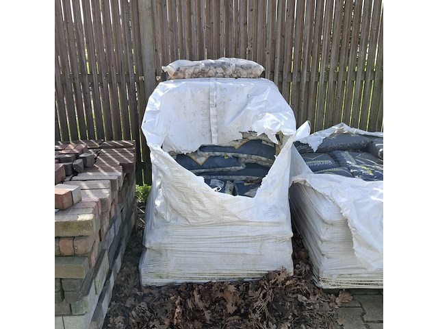 Ca. 33x zak carrara keitjes a 20 kg, gardenlux, wit - afbeelding 4 van  5