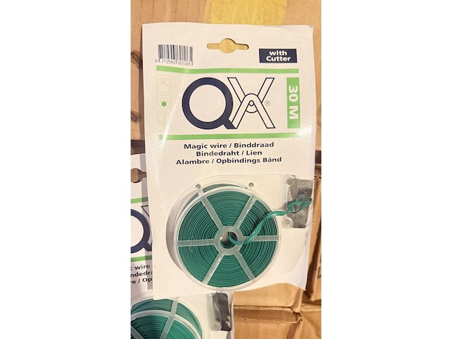 Ca. 340x binddraad met cutter a 30 meter, ox, magic wire - afbeelding 2 van  5