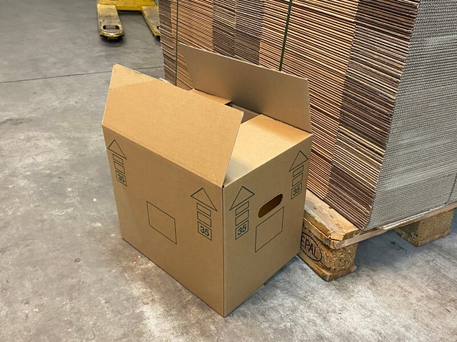 Ca. 340x verzenddozen 40x30x35cm, bruin - afbeelding 3 van  5