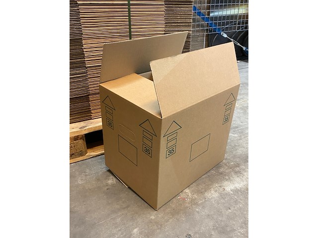 Ca. 340x verzenddozen 40x30x35cm, bruin - afbeelding 3 van  4