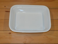 Ca. 348 porseleinen ovenschalen afm. 55x30x24cm - afbeelding 2 van  6