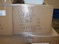 Ca. 348 porseleinen ovenschalen afm. 55x30x24cm - afbeelding 3 van  6