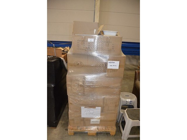 Ca. 348 porseleinen ovenschaten afm. 55x30x24cm - afbeelding 4 van  6