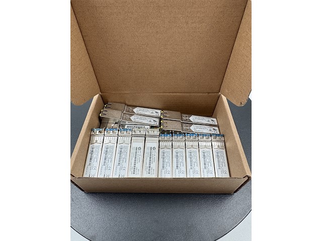 Ca. 34x 10g sfp+ modules, extreme networks/hp, 10g sfp+ lr / sr, zilver, 2011-2016 - afbeelding 1 van  5