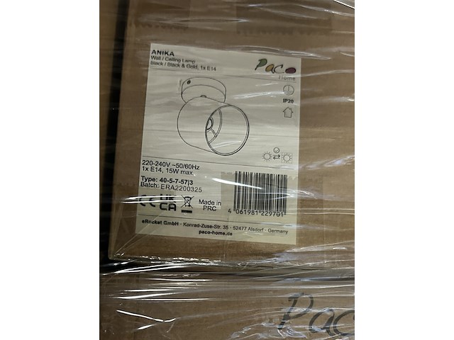 Ca. 34x design verlichting paco home – verkrijgbaar op bol.com en amazon - afbeelding 7 van  9