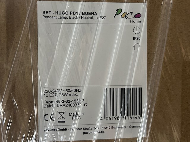 Ca. 34x design verlichting paco home - afbeelding 9 van  9