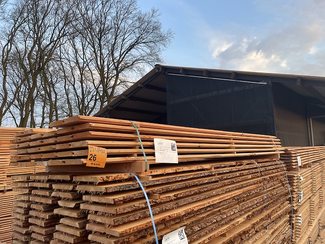 Ca. 34x douglas blokhut profiel, 28x175mm, lengte 300cm - afbeelding 2 van  3