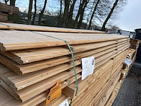 Ca. 34x douglas blokhut profiel, 28x175mm, lengte 300cm - afbeelding 2 van  3
