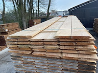 Ca. 34x douglas blokhut profiel, 28x175mm, lengte 300cm - afbeelding 3 van  3