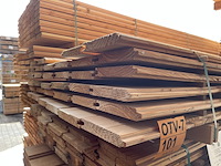 Ca. 34x douglas blokhut profiel, 28x175mm, lengte 300cm - afbeelding 3 van  3