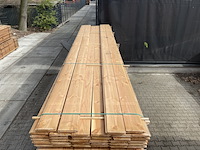 Ca. 34x douglas blokhut profiel, 28x175mm, lengte 500cm