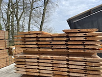 Ca. 34x douglas blokhut profiel, 28x175mm, lengte 500cm - afbeelding 3 van  3