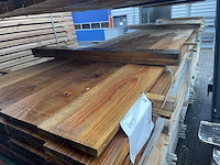 Ca. 34x douglas planken fijnbezaagd, 22x200mm, lengte 500cm - afbeelding 1 van  3