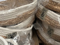 Ca. 34x set van 2 manden (diameter 30 en 33 cm) crate & cargo - afbeelding 5 van  5