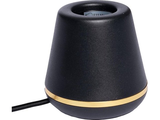 Ca. 350x design tafellamp – gouden ring – e27 specilights, 8720168001795, zwart - afbeelding 1 van  2