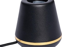 Ca. 350x design tafellamp – gouden ring – e27 specilights, 8720168001795, zwart - afbeelding 1 van  2
