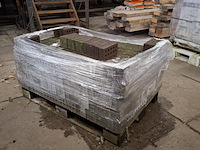 Ca. 350x gevelsteen wf, mangaan bruin - afbeelding 1 van  6