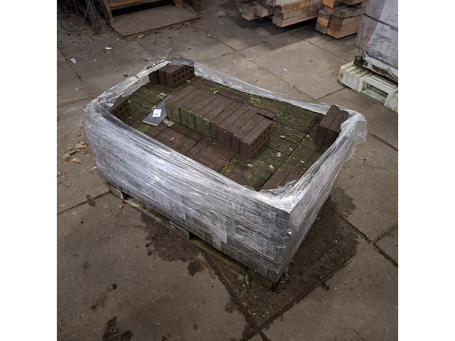 Ca. 350x gevelsteen wf, mangaan bruin - afbeelding 2 van  6