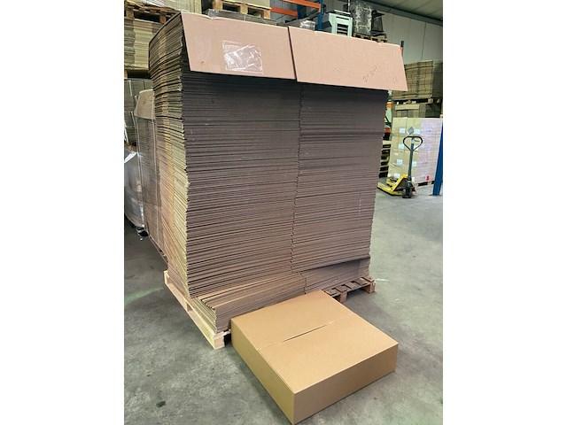 Ca. 350x grote verzenddozen 80x80x20cm, bruin - afbeelding 1 van  4