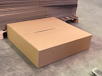 Ca. 350x grote verzenddozen 80x80x20cm, bruin - afbeelding 2 van  4