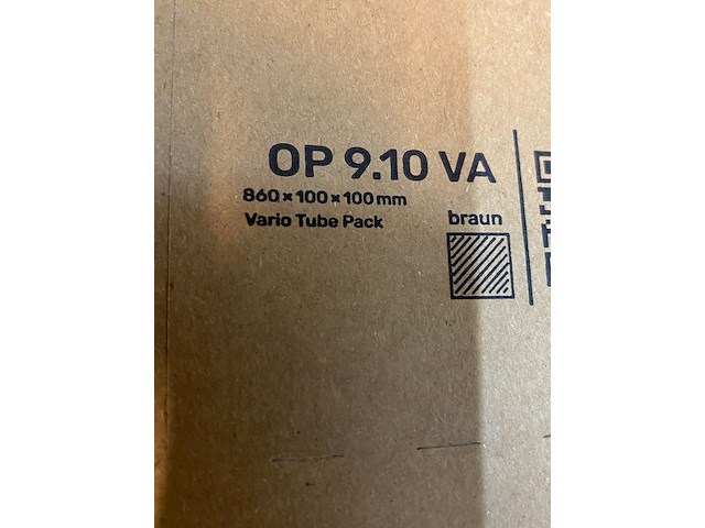 Ca. 350x stuks kokerdozen 86x10x10cm, bruin - afbeelding 4 van  5