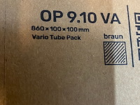 Ca. 350x stuks kokerdozen 86x10x10cm, bruin - afbeelding 4 van  5