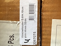 Ca. 354x partij luxe glazen waxinelichthouders, paardekooper, div. - afbeelding 4 van  13