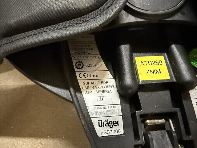 Ca. 35x ademluchttoestel, dräger, bodyguard - afbeelding 4 van  17