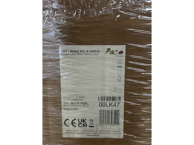 Ca. 35x design verlichting paco home – verkrijgbaar op bol.com en amazon - afbeelding 2 van  10