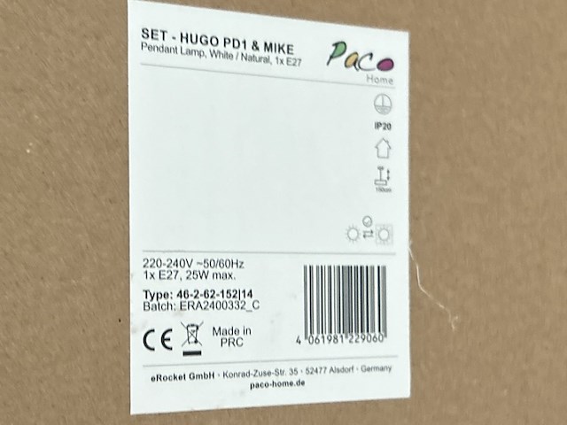 Ca. 35x design verlichting, paco home - afbeelding 6 van  6