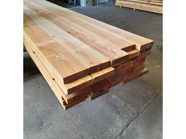 Ca. 35x douglas balken, 5 x 20,5 x 400 cm - afbeelding 1 van  7