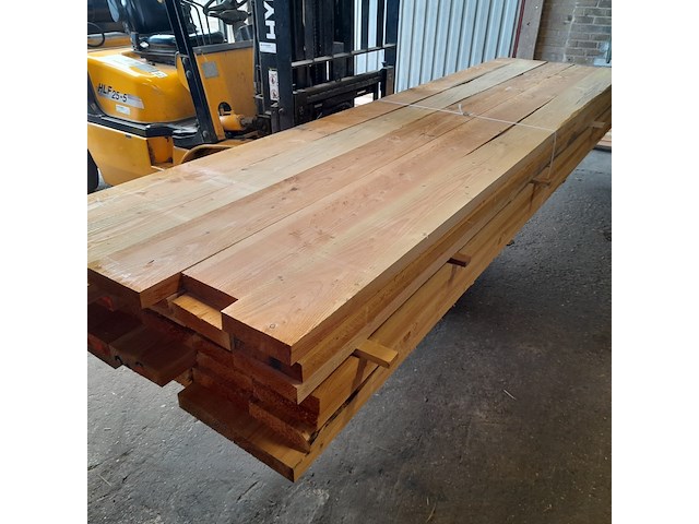 Ca. 35x douglas balken, 5 x 20,5 x 400 cm - afbeelding 3 van  7