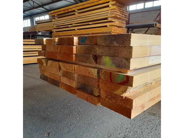 Ca. 35x douglas balken, 5 x 20,5 x 400 cm - afbeelding 7 van  7
