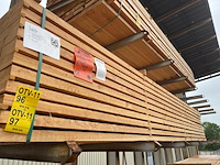 Ca. 35x douglas balken fijnbezaagd, 50x150mm, lengte 500cm - afbeelding 4 van  4