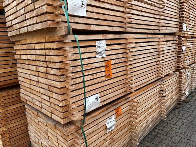 Ca. 35x douglas planken fijnbezaagd, 43x200mm, lengte 300cm - afbeelding 4 van  4