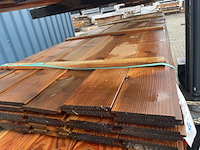 Ca. 35x douglas wisselsponning, 18x190mm, lengte 500cm - afbeelding 1 van  3