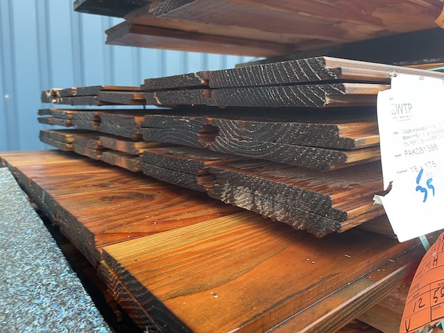 Ca. 35x douglas wisselsponning, 18x190mm, lengte 500cm - afbeelding 3 van  3